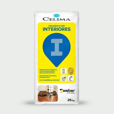 Pegamento Interiores Gris 25 kg – Celima