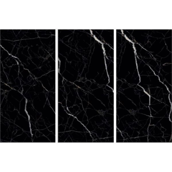 Black marquina 60x120cm - Porcelanato XL - Imagen 2