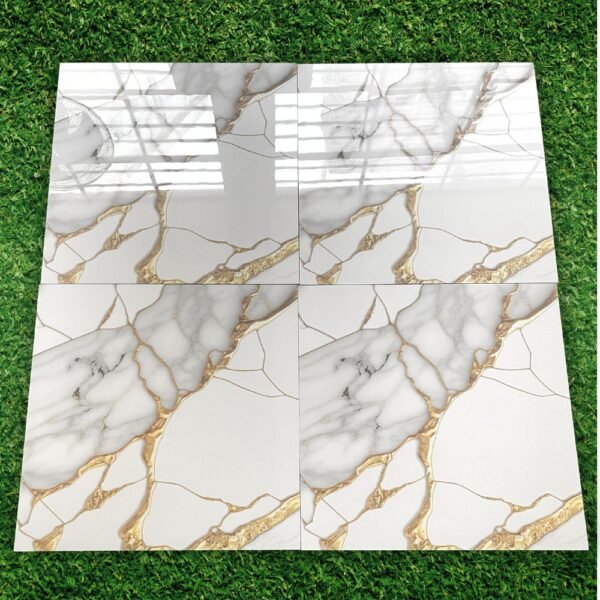 Calaca Golden 60x60 cm - Porcelanato Vitrificado 1.44 m2 - Imagen 2